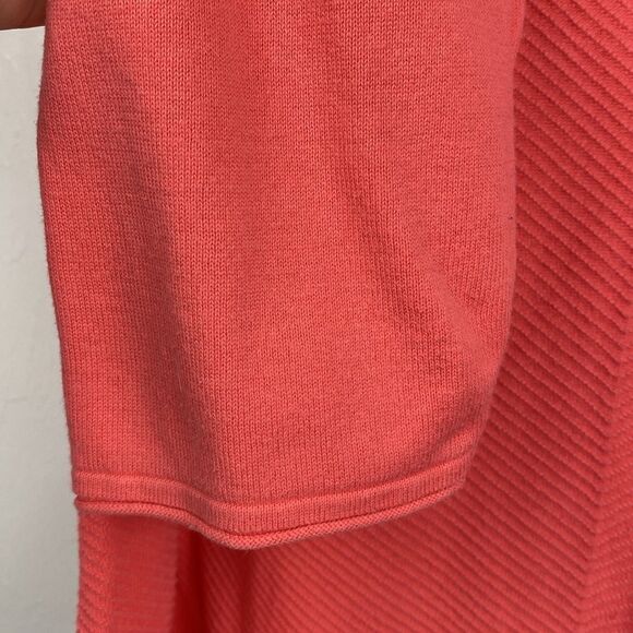 Talbots 100% cotton pink knit 3/4 sleeve pullover sweatshirt size 2X - Picture 3 of 8